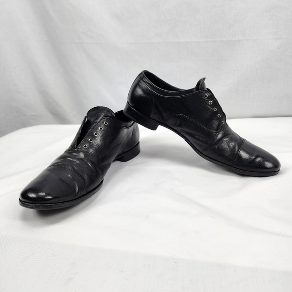 Prada Shoes Prada Mens Leather Slip On Or Lace Up Loafer Dress Shoe